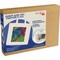 Rosa Talent Bright Leaves - Shopper Coloring Kit. Ecobag Painting Kit, Cotton 0.03 lb/in2, 14.96*16.54 inches.